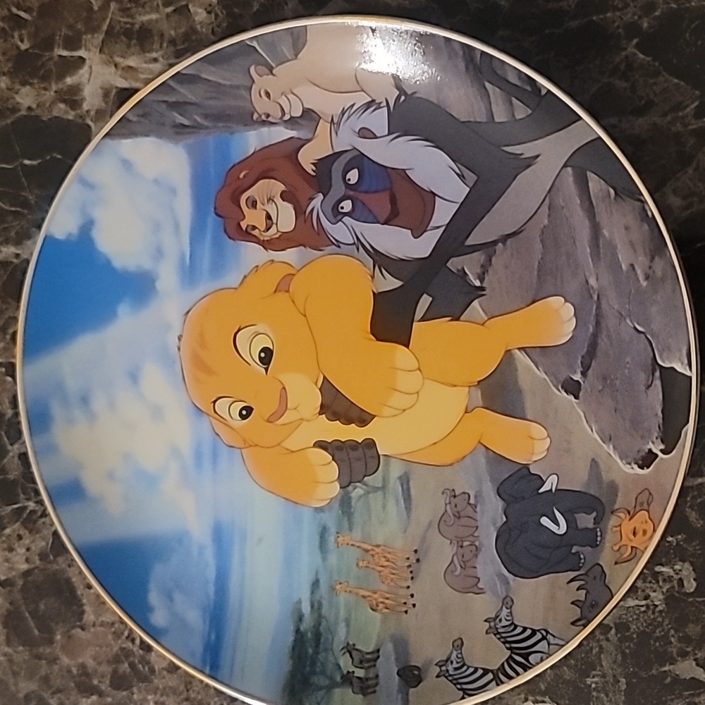 Lion King "The Circle of Life" collectible plate